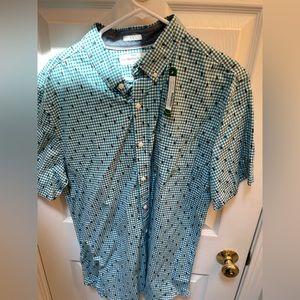 nwt hawker rye short sleeve button down
